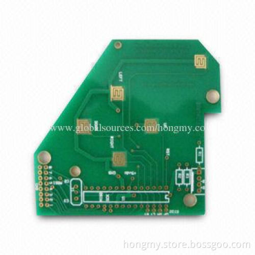 Double-sided PCB with 1oz Copper Thickness and Green Solder Mask